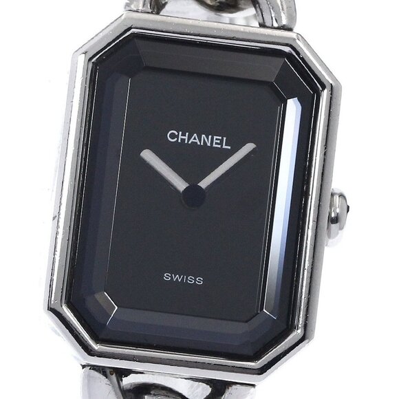 CHANEL Premiere XL H0452 black Dial Quartz Ladies Watch_893221 - Picture 1 of 7